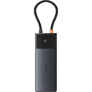 USB-концентратор Baseus BS-OH083 1x RJ-45 1x SD 1x USB-C 2x HDMI + 3x USB-A 2.0 (B00061800123-00)