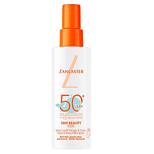 LANCASTER Sun Beauty Kids Face & Body Milky Spray SPF50+  spray do opalania dla dzieci 150ml