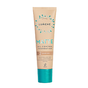 LUMENE Matte Oil-Control podkład matujący do twarzy SPF20 2 Medium 30ml