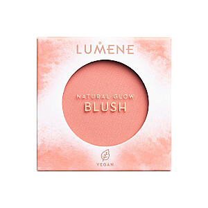 LUMENE Natural Glow róż do policzków 1 Coral Glow 4g