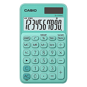 Карманный калькулятор Casio SL-310UC-GN зеленый