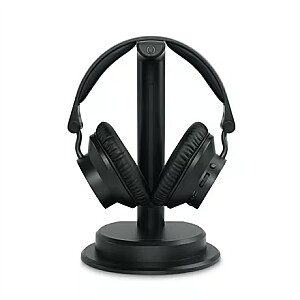 „Muse“ TV ausinės su siųstuvo įkrovimo pagrindu | M-282 CTV | „Bluetooth“ | juodos