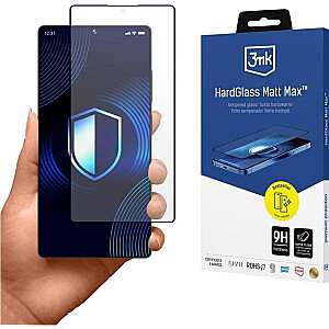 3MK grūdintas stiklas „HardGlass Matt Max“, skirtas „Samsung Galaxy S25 Ultra“.
