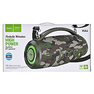 HOCO HA4 Surge Portable Speaker Blutooth/ FM/ TF card/ USB memory stick/ AUX 2 x 20 W Green
