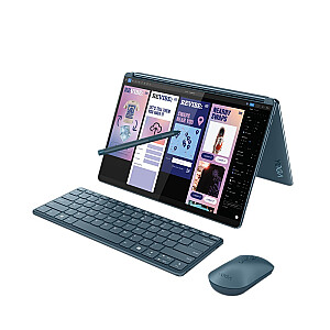 Lenovo Yoga Book 9 13IMU9 Ultra 7 155U 2x 13,3&quot; 2,8K OLED 400 нит глянцевый 60 Гц 32 ГБ LPDDR5x-7467 SSD512 Intel Arc Graphics Win11 Tidal Teal + рюкзак B210 GX40Q17225