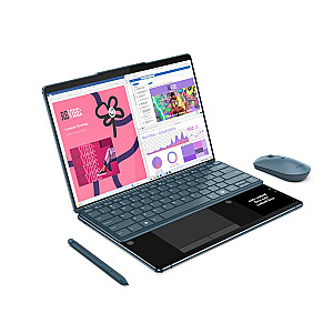 Lenovo Yoga Book 9 13IMU9 Ultra 7 155U 2x 13,3" 2,8K OLED 400 нит глянцевый 60 Гц 32 ГБ LPDDR5x-7467 SSD512 Intel Arc Graphics Win11 Tidal Teal + рюкзак B210 GX40Q17225