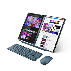 Lenovo Yoga Book 9 13IMU9 Ultra 7 155U 2x 13,3" 2,8K OLED 400 нит глянцевый 60 Гц 32 ГБ LPDDR5x-7467 SSD512 Intel Arc Graphics Win11 Tidal Teal + рюкзак B210 GX40Q17225