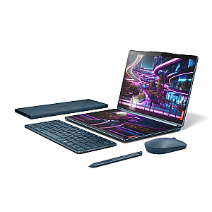 Lenovo Yoga Book 9 13IMU9 Ultra 7 155U 2x 13,3" 2,8K OLED 400 нит глянцевый 60 Гц 32 ГБ LPDDR5x-7467 SSD512 Intel Arc Graphics Win11 Tidal Teal + рюкзак B210 GX40Q17225