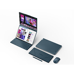 Lenovo Yoga Book 9 13IMU9 Ultra 7 155U 2x 13,3" 2,8K OLED 400 нит глянцевый 60 Гц 32 ГБ LPDDR5x-7467 SSD512 Intel Arc Graphics Win11 Tidal Teal + рюкзак B210 GX40Q17225