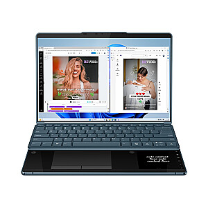 Lenovo Yoga Book 9 13IMU9 Ultra 7 155U 2x 13,3" 2,8K OLED 400 нит глянцевый 60 Гц 32 ГБ LPDDR5x-7467 SSD512 Intel Arc Graphics Win11 Tidal Teal + рюкзак B210 GX40Q17225