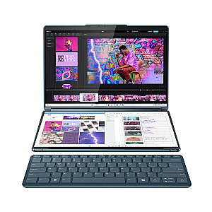 Lenovo Yoga Book 9 13IMU9 Ultra 7 155U 2x 13,3" 2,8K OLED 400 нит глянцевый 60 Гц 32 ГБ LPDDR5x-7467 SSD512 Intel Arc Graphics Win11 Tidal Teal + рюкзак B210 GX40Q17225
