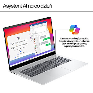 HP Envy 17T-DA000 Ultra 7-155H 17,3" FHD сенсорный 16 ГБ SSD512 BT Win11 Glacier Silver (REPACK) 2 года