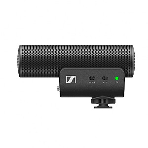Sennheiser MKE 400 MOBILE KIT - конденсаторный микрофон, суперкардиоидный, оснащенный фильтром нижних частот со стойкой Manfrotto
