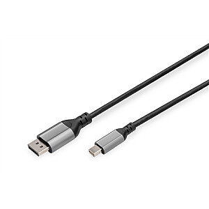 DIGITUS 8K DisplayPort Adapter Cable, Mini DP to DP, 2 m | Digitus