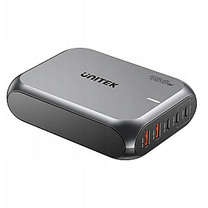 СЕТЕВОЕ ЗАРЯДНОЕ УСТРОЙСТВО UNITEK 2X USB-A 3X USB-C PD 3.1 188 Вт