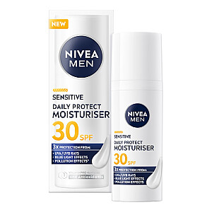 NIVEA Men Sensitive Daily Protect Увлажняющий крем для лица SPF30 50 мл