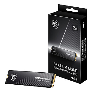 MSI Space M560 PCIE 5.0 NVME M.2 1 ТБ PCI Express 5.0 3D NAND
