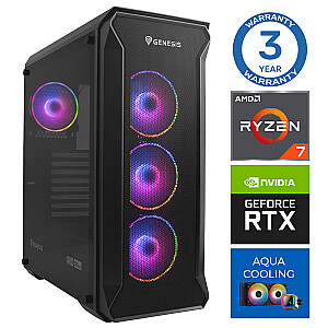 INTOP AQUA Ryzen 7 8700F 16GB DDR5 500SSD M.2 NVME RTX5070 12GB no-OS