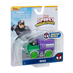 SPIDEY AND HIS AMAZING FRIENDS Metalinis automobilis, 7,5 cm