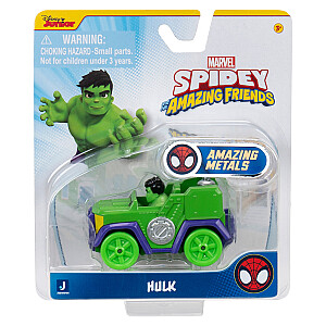 SPIDEY AND HIS AMAZING FRIENDS Metalinis automobilis, 7,5 cm