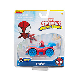SPIDEY AND HIS AMAZING FRIENDS Metalinis automobilis, 7,5 cm