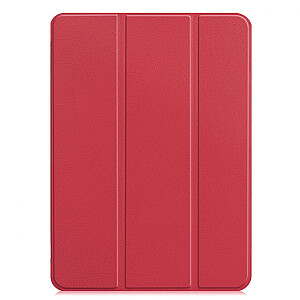 iLike Galaxy Tab A9 8.7 X110 Tri-Fold Eco-Leather Stand Case Coral Pink