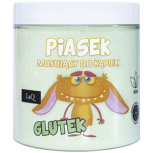 LAQ Glutek piasek musujący do kąpieli Zielony 190g