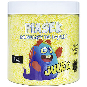 LAQ Julek piasek musujący do kąpieli Żółty 190g