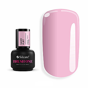 SILCARE Brush One Bottle Gel гель для наращивания во флаконе с кисточкой Sassy Flirt 15 г