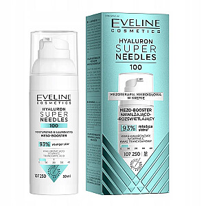 Мезобустер EVELINE Hyaluron Super Needles 100 увлажняющий и осветляющий 50 мл
