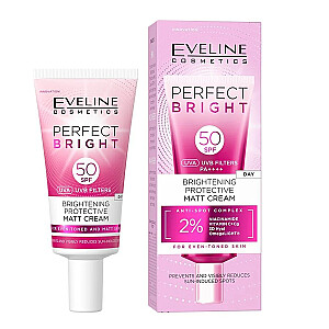 EVELINE Perfect Bright rozjaśniająco-ochronny matowy krem do twarzy SPF50 30ml