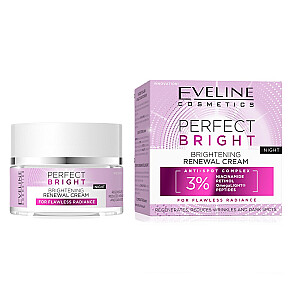 EVELINE Perfect Bright rozjaśniająco-odmładzający krem do twarzy na noc 50ml