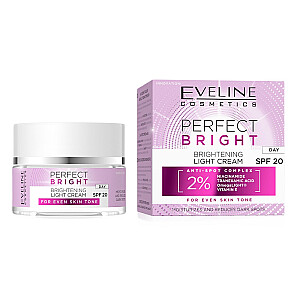 EVELINE Perfect Bright Осветляющий легкий дневной крем для лица SPF20 50 мл