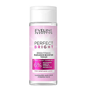 EVELINE Perfect Bright Осветляющий тоник для лица, придающий сияние, 150 мл