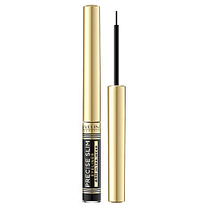 EVELINE Precise Slim długotrwały eyeliner w kałamarzu Vinyl Black 2,8ml