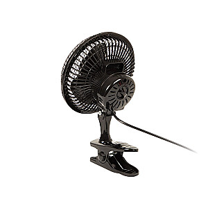 Desk fan 6"/15cm Clip 25W 2in1 BLACK