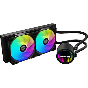 Chłodzenie wodne Genesis Hydria 240 ARGB Czarne (NLG-2319)