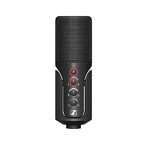 Sennheiser PROFILE STREAMING SET - Mikrofon streamingowy, pojemnościowy, kardioidalny, ramię ze zintegrowaną szyną na kable, 3-metrowy kabel USB-C i pokrowiec na mikrofon