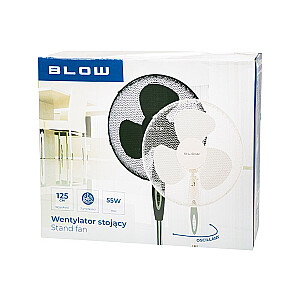 Standing fan 16"/40 cm 55W BLACK