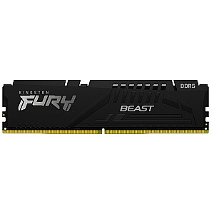 Kingston Technology FURY Beast 128GB 5600MT/s DDR5 CL36 DIMM (Kit of 2) Black