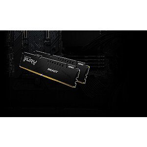 Kingston Technology FURY Beast 128GB 5600MT/s DDR5 CL36 DIMM (Kit of 2) Black