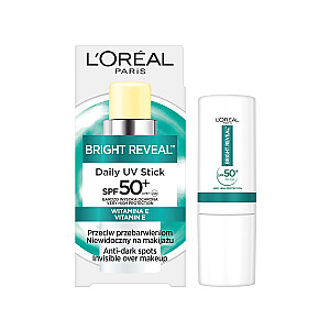 L'OREAL Bright Reveal Daily UV Stick ochronny sztyft przeciwsłoneczny z SPF 50+ 9ml