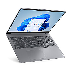 Lenovo ThinkBook 16 G6 IRL Intel® Core™ i7 i7-1355U Laptop 40.6 cm (16") Touchscreen WUXGA 16 GB DDR5-SDRAM 512 GB SSD Wi-Fi 6 (802.11ax) Windows 11 Pro US English Grey New Repack/Repacked