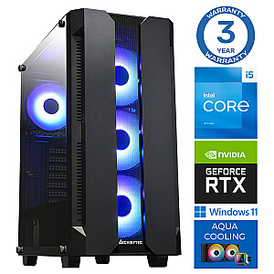 INTOP AQUA i5-14400F 16GB DDR5 1TB SSD M.2 NVME+2TB RTX3060 12GB WIN11Pro