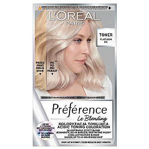 L'OREAL Preference Le Blonding toner do włosów Platinum Ice