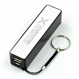 XMP101K Black Power Bank lādētājs 2000mAh