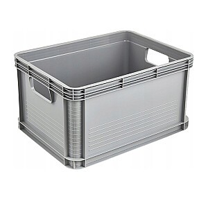 Транспортный ящик грузоподъемностью до 30 кг Robert 40x30x22см 20л серый