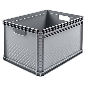 Транспортный ящик грузоподъемностью до 60 кг Robert 60x40x32см 64л серый