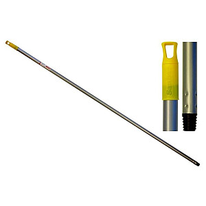 Birstes kāts 140cm pelēks/dzeltens