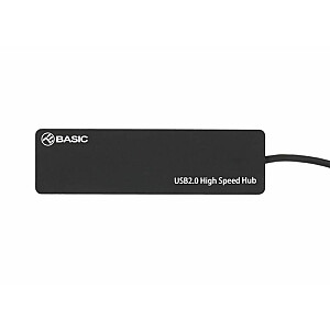 Tellur  Basic USB Hub, 4 ports, USB 2.0 black